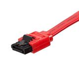 Monoprice Canada Cab PC 40414 18in 10pk Hard Drive Serial ATA SATA Cables Monoprice 18in SATA 6Gbps Cable with Locking Latch 