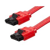 Monoprice Canada Cab PC 40414 18in 10pk Hard Drive Serial ATA SATA Cables Monoprice 18in SATA 6Gbps Cable with Locking Latch 