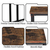 Moustache MOS CJ 554H Writing Desks Shelves Industrial C Table Couch Sofa Side Table with 4 Castors Moustache