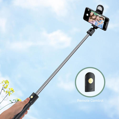 Selfie Stick Bluetooth Integrated Tripod with Detachable Wireless