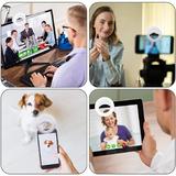 PC S20RGB Gaming Accessories Rechargeable Portable Clip on Selfie Ring Light With 16 RGB Colors 40 LED