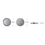 LIVINGbasics LVB CR2025 Battery Charger CR2025 Battery 160mAh High Capacity Lithium Button Coin Cell Batteries 2 Pack LIVINGb