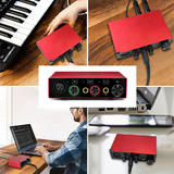 Other Brands PC GV AR001 Sound Cards USB Audio Interface With Mic Preamplifier XRL Audio Interface