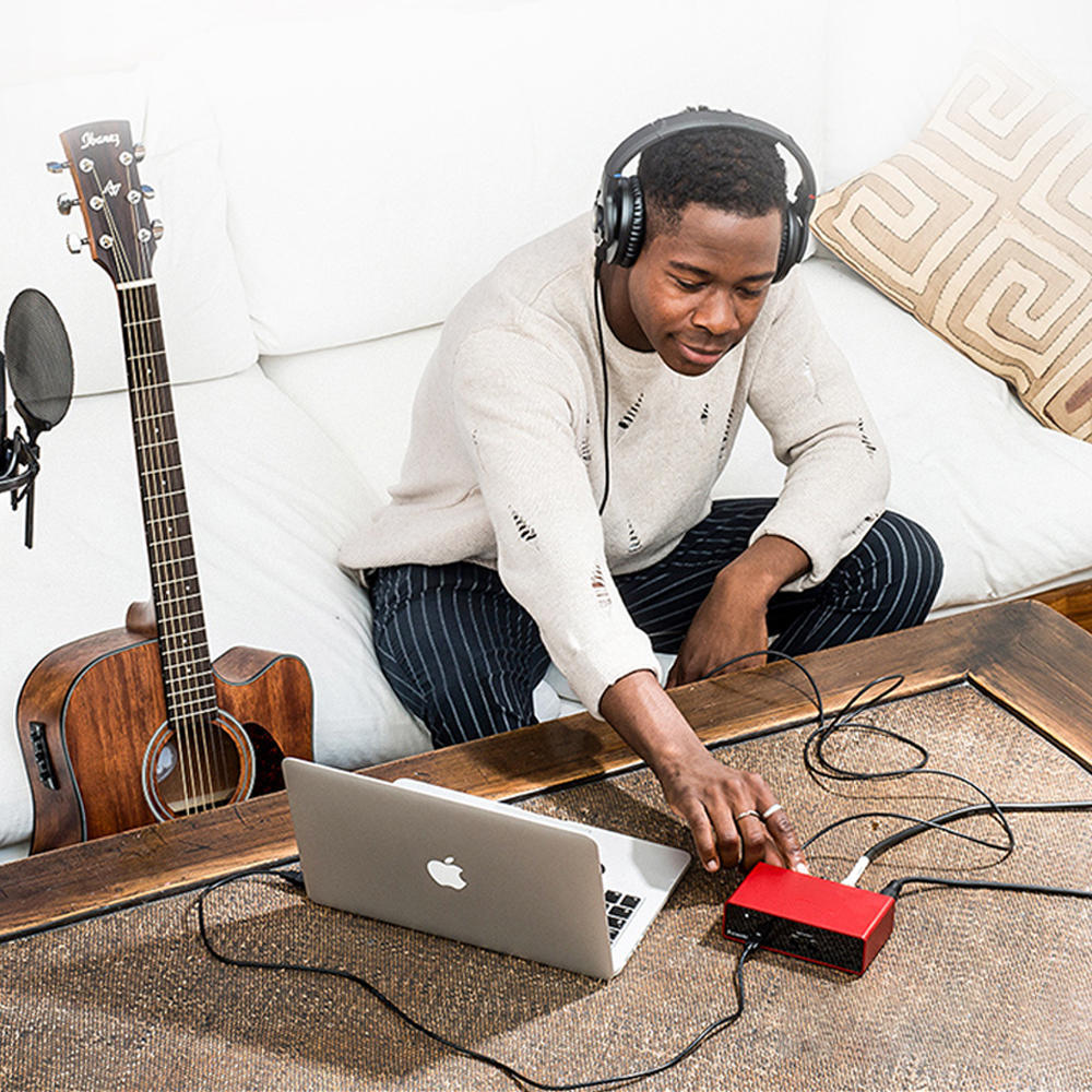 USB Audio Interface With Mic Preamplifier XLR Audio Interface