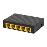 Monoprice Canada Cab 41712 Network Routers Switcher Monoprice 5 Port 10 100 1000Mbps Gigabit Ethernet Unmanaged Switch