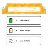 PrimeCables LVB CR1620 Battery Charger CR1620 Battery 70mAh High Capacity Lithium Button Coin Cell Batteries 2 Pack LIVINGbas