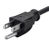 Monoprice Canada Cab 42055 Power Cables Cords Monoprice Power Cord NEMA 5 15P to IEC 60320 C13 18AWG 10A 1250W 125V 3 Prong B