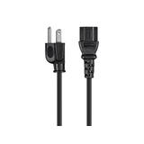 Monoprice Canada Cab 42055 Power Cables Cords Monoprice Power Cord NEMA 5 15P to IEC 60320 C13 18AWG 10A 1250W 125V 3 Prong B