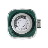 PrimeCables Cab LH 7 4 Brands 6 Outlet Outdoor Weatherproof Power Stake Timer with Photocell 6Ft Cord ETL Listed PrimeCables