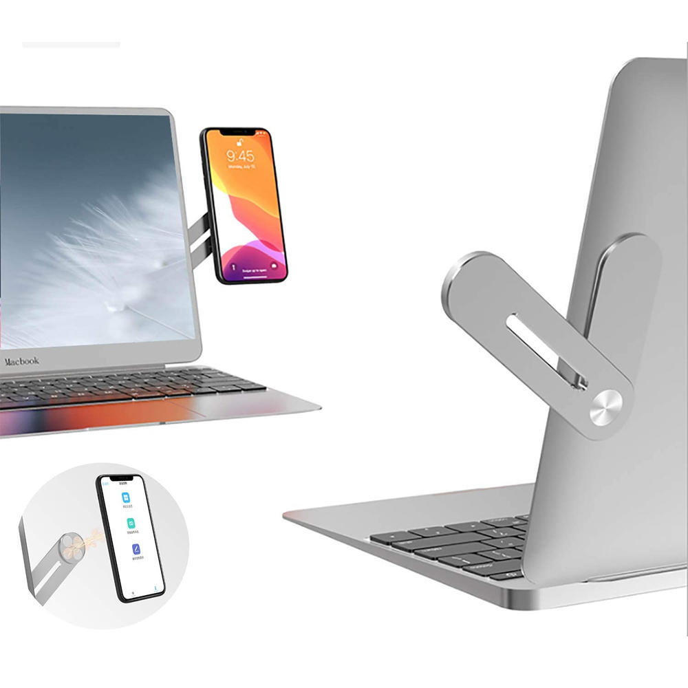 Foldable Magnetic Laptop Phone Holder - PrimeCables