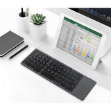 Other Brands BT03 Keyboards Slim Foldable Bluetooth Keyboard with Touchpad Black