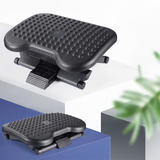 Moustache MOFR F6031S BK Chair Accessories Ergonomic Office Footrest with Small Massage Nodes Black Moustache