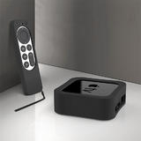 PrimeCables PC ATVCS BK TV Box Silicone Remote Case and TV Box Case for Apple TV 4K Apple TV HD Black PrimeCables