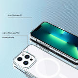 PrimeCables PC MG IP13P Phone Case Lucency Transparent Phone Case Compatible with Magsafe Charger for iPhone 13 Pro PrimeCabl
