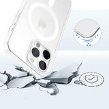 PrimeCables PC MG IP13M Phone Case Lucency Transparent Phone Case Compatible with Magsafe Charger for iPhone 13 Pro Max Prime
