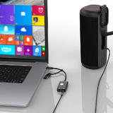 PrimeCables PC SC AC DELETE Compact Multi sound USB and Type C Sound Card with Noise Reduction Chip PrimeCables