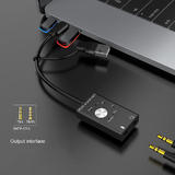PrimeCables PC SC AC DELETE Compact Multi sound USB and Type C Sound Card with Noise Reduction Chip PrimeCables