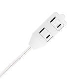 PrimeCables Cab LK 02 Surge Protector Power Strip 13Ft 2 Prong 3 Outlet Indoor Extension Cord with Foot Switch 5A 125V 1625W 