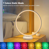 Other Brands YX R9 Atmosphere Light Table Light Circle RGB Dimmable Table Lamp with Remote Control