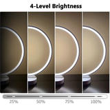 Other Brands YX R9 Atmosphere Light Table Light Circle RGB Dimmable Table Lamp with Remote Control
