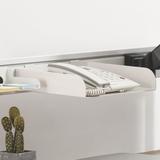 PrimeCables Cab PC 08278 Ergonomics Accessories Telephone Holder for Slatwall system Steel Matte white PrimeCables