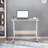 Moustache MOFW SJ 615B Writing Desks Shelves Height Adjustable Mobile Laptop Desk Bedside Couch Rolling Computer Table Mousta