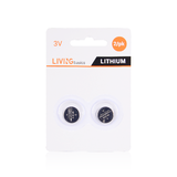 LIVINGbasics LVB CR1616 Battery Charger CR1616 Battery 50mAh High Capacity Lithium Button Coin Cell Batteries 2 Pack LIVINGba