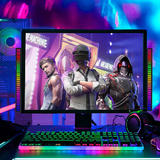 PrimeCables PC GM D08 Gaming Accessories RGB Sound Control Rhythm Lights 32 LED 18 Colors Audio Spectrum Analyzer PrimeCables