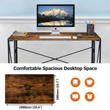 Moustache MOFW CD 18142 Writing Desks Shelves Industrial Folding Computer Desk Moustache