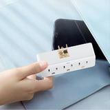 PrimeCables Cab LA 11 Power Strip Multi Plug Outlet Extender with 3 Electrical Outlets 3 Prong Wall Charger PrimeCables