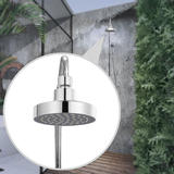 LIVINGbasics LVB FC SH8622 CR Keyboards 4 Bathroom Luxury Round Rainfall Shower Head With Powerful Water Pressure LIVINGbasic