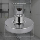 LIVINGbasics LVB FC SH8622 CR Keyboards 4 Bathroom Luxury Round Rainfall Shower Head With Powerful Water Pressure LIVINGbasic