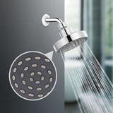 LIVINGbasics LVB FC SH8622 CR Keyboards 4 Bathroom Luxury Round Rainfall Shower Head With Powerful Water Pressure LIVINGbasic