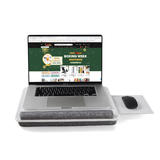 PrimeCables Cab PC 08321 Laptop Stand Tablet Phone Mounts Lap Laptop desk with retractable left right mouse tray PrimeCables