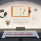 PrimeCables PC XL 20 Stand Desk Ergonomic Accessories Eye Caring LED Computer Monitor Light With Wireless Remote Control Step