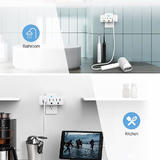PrimeCables Cab LA 11 Power Strip Multi Plug Outlet Extender with 3 Electrical Outlets 3 Prong Wall Charger PrimeCables