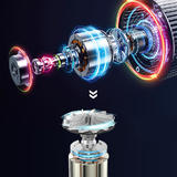 PrimeCables PC CAR V09 Cleaning Mini Portable 120 ml Car Vacuum Cleaner with Rechargeable 4000 mAh Battery PrimeCables