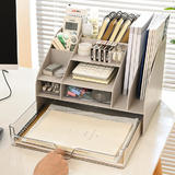 Moustache MOS A 6523 Desk File Organizer Multi Compartment Desk Organizer for Files and Stationery Moustache