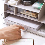 Moustache MOS A 6523 Desk File Organizer Multi Compartment Desk Organizer for Files and Stationery Moustache