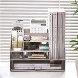 Moustache MOS A 6523 Desk File Organizer Multi Compartment Desk Organizer for Files and Stationery Moustache