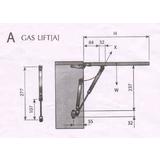 No Brand LVE LS XJ100 Cabinet Drawer Hardware Lift and Gas Stay 100N for Wood Door Aluminium Frame