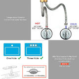 LIVINGbasics LVB FC 2H07S ORB Kitchen Faucet High Arc Single Handle Single Lever Spring Kitchen Sink Faucet With Pull Out Spr