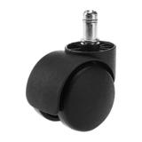 Other Brands CW 50 30 5PK Chair Accessories Universal Office Task Chair Casters Set of 5 Black