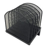 Moustache MOS JE0701 Desk File Organizer Mesh 5 Tier File Step Sorter Organizer 28 5 18 5 30 5cm Moustache