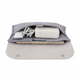 PrimeCables PC YY0915 GR Cable Ties Hook Loop Wool Felt Leather Electronics Accessories Organizer Pouch Cable Storage Bag Pri