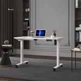 PrimeCables Cab pc 08293 Standing Desk Desk Converter Sit Stand Single Motor Adjustable Height Tiltable tabletop Desk Frame E