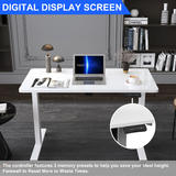PrimeCables Cab pc 08293 Standing Desk Desk Converter Sit Stand Single Motor Adjustable Height Tiltable tabletop Desk Frame E