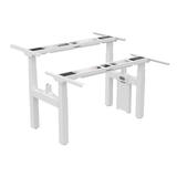 PrimeCables Cab pc 08308 combo Standing Desk Desk Converter Sit Stand Height Adjustable Electric Frame Dual Motor Dual Workst
