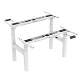 PrimeCables Cab pc 08308 combo Standing Desk Desk Converter Sit Stand Height Adjustable Electric Frame Dual Motor Dual Workst