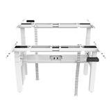PrimeCables Cab pc 08308 combo Standing Desk Desk Converter Sit Stand Height Adjustable Electric Frame Dual Motor Dual Workst